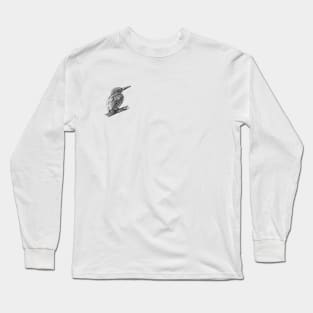 Common Kingfisher Bird Long Sleeve T-Shirt